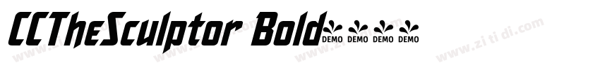 CCTheSculptor Bold字体转换